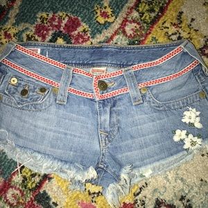 True Religion Jean Shorts